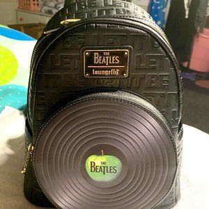 NEW ~ The Beatles Let It Be Vinyl Record Mini Backpack